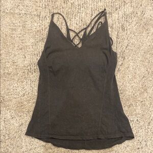 Prana Dark Grey Strappy Top